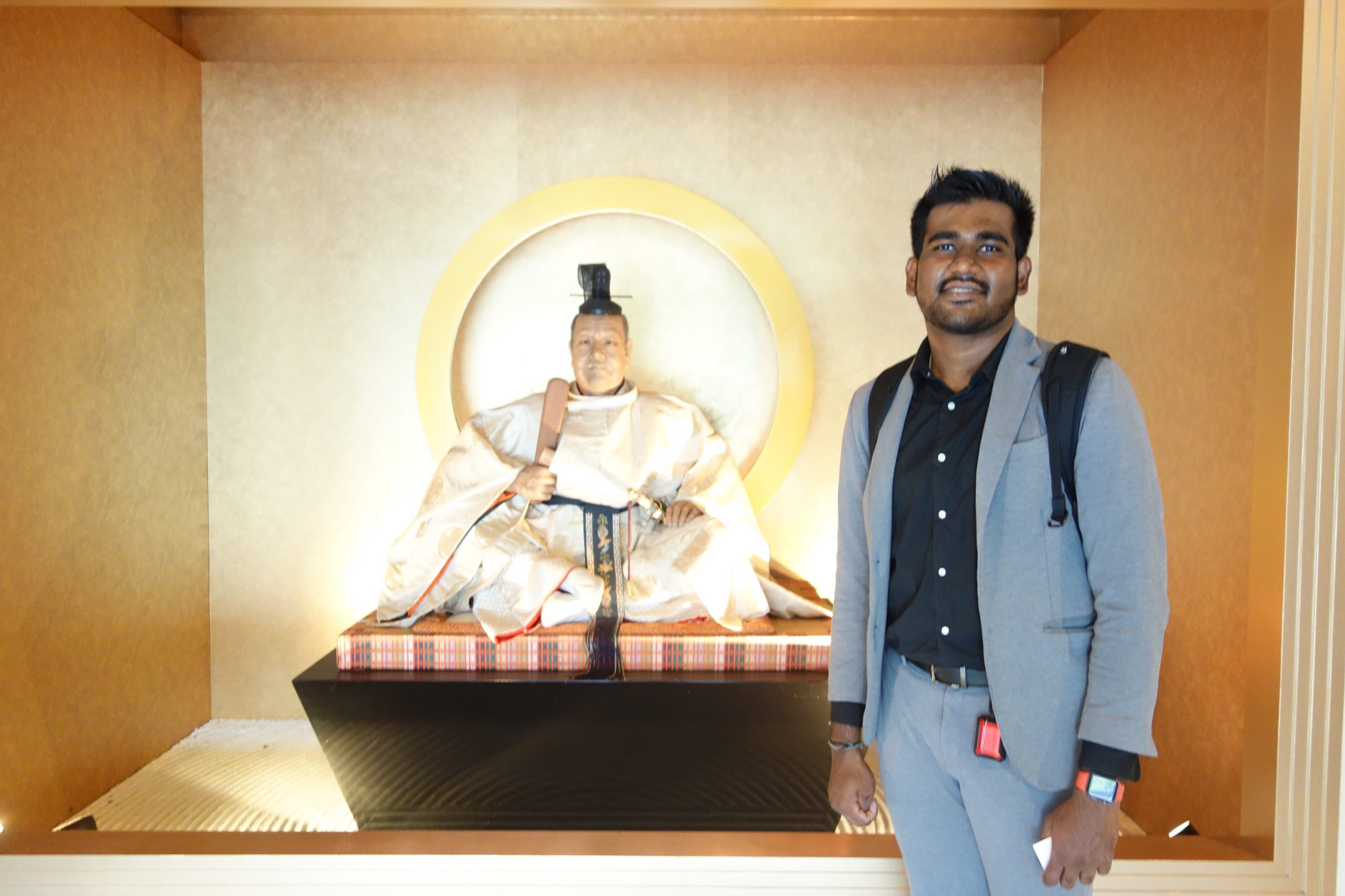 徳川家康公と記念撮影