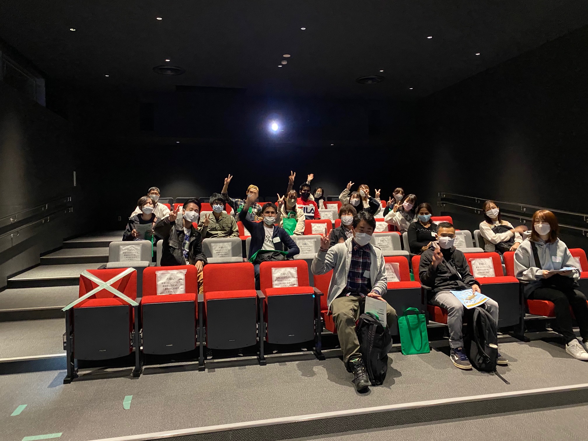 防災センターにて