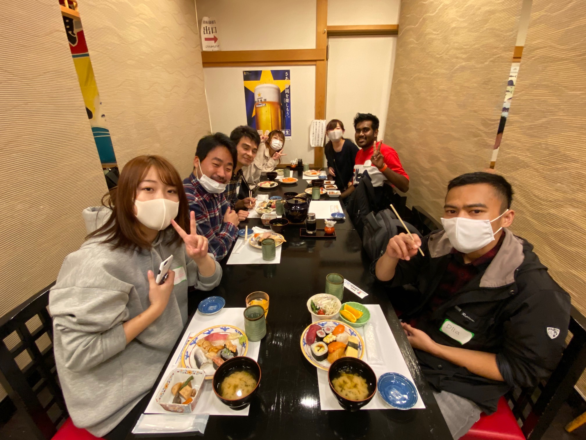 楽しそう！そして寿司もおいしそう！！